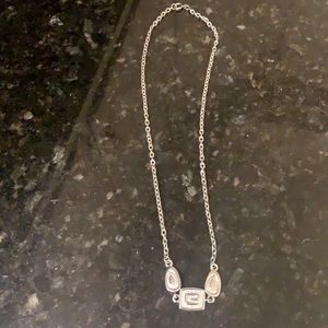Silvertone necklace
